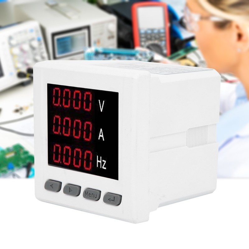 72 UIF Multi Function Meter Single Phase A V HZ