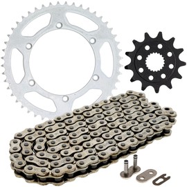 NICHE Drive Sprocket Chain Combo for Kawasaki KX250F Front 13 Rear 48 Tooth 520NZ Standard 112 Links