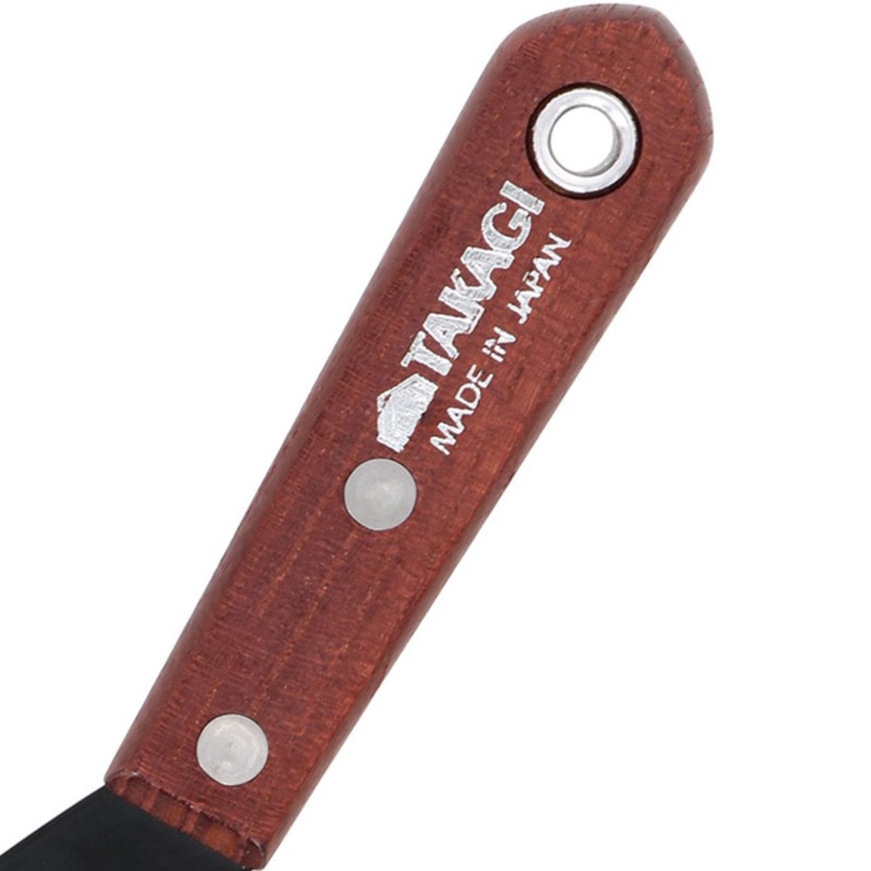 Takagi Takagi Black Cationic Scraper, Curved Blade, 3.0 inches (75