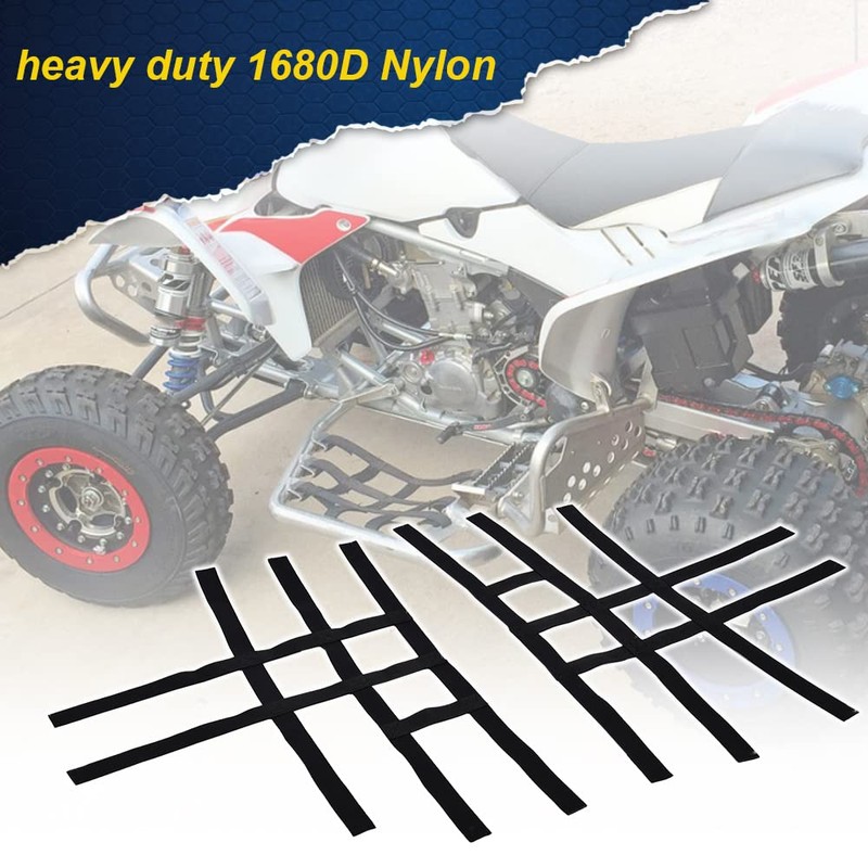 G-PLUS Webbing Nets Compatible with 2006-11 ATV Honda TRX450R 400EX