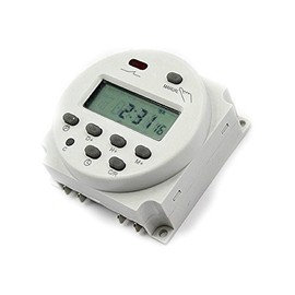 Compact and Lightweight Program Timer Switch with Relay (DC12V) with Faston Terminal 4 Cables Set (12V)