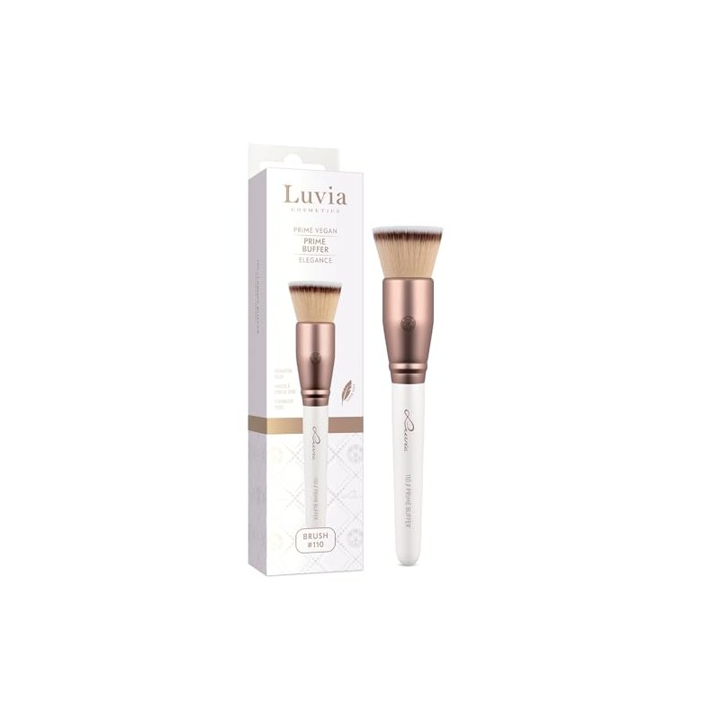 Luvia Cosmetics Brush Luvia, Prime Buffer, Foundation Make-Up Brush for