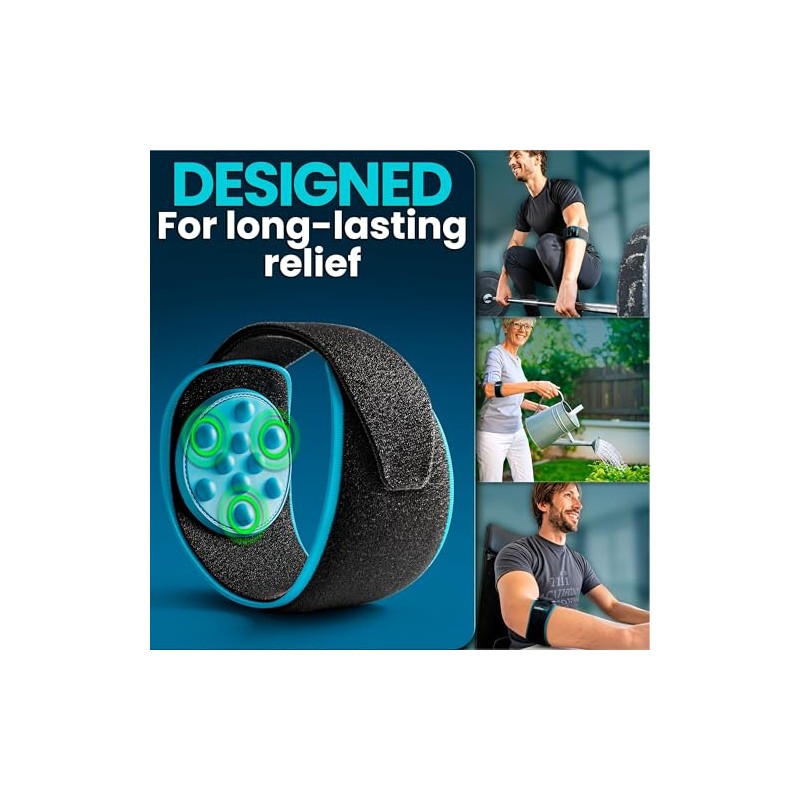 NativoDex Tennis Elbow Support Strap for Men & Women, Adjustable