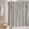 GCTNBJL Tree Shower Curtain Abstract Birch Tree Trunk Forest Branch