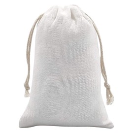 1 Piece Muslin Bags,Empty Tea Bags,Reusable Tea Bags,Cotton Drawstring Bag,Muslin Bags for Cooking,for Cooking Reusable Tea Bags for Loose Teas Filter Bags, Bouquet Garni Bags,Multiple Specifications