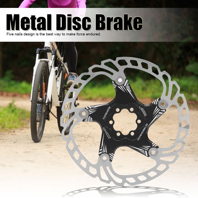 Quality Metal Mountain Bike Bicycle 203mm Five Nail Disc Brake