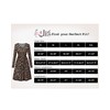 KILIG Womens Casual Long Sleeve Dresses Button Swing Knee Length