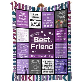 Friends Blanket Friend Birthday Gifts for Women Gifts for Friends Flannel Throw Blanket 40x50 Inch
