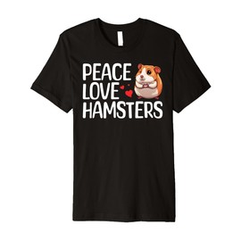 Cute Hamster Design For Men Women Kids Dwarf Hamster Lovers Premium T-Shirt