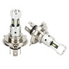 2 Pcs 100W H4 LED Motorcycle Headlight Bulb 360 Degree
