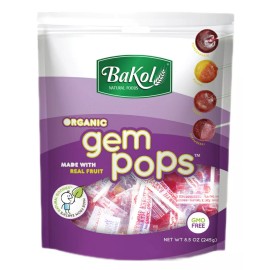 Bakol Organic Assorted Lollipops, Variety Pack, 8.5 oz