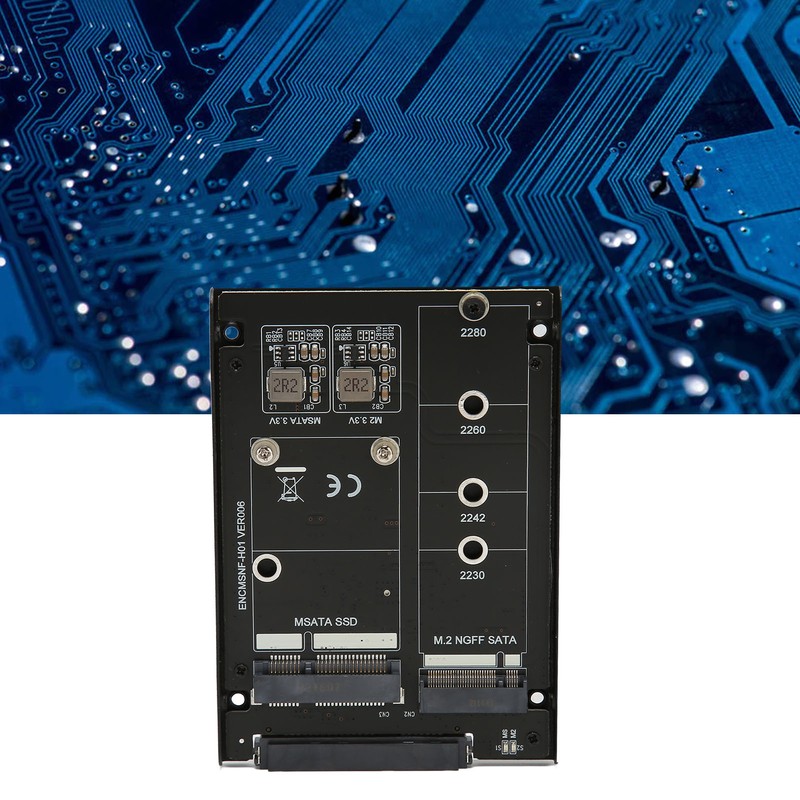 M.2 NGFF MSATA to SATA3 Adapter Card JBOD Mode 6Gbps