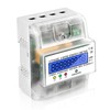 LCD Digital Electricity Meter, 3 Phase Electricity Meter, DIN Rail,