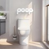 Stylor Funny Toilet Paper Roll Holder - Humorous Poop Sign