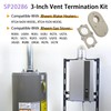 SP20286 3-Inch Vent Termination Kit - Fits for Rheem Beige