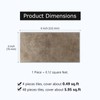 Peel and Stick Backsplash Subway Tile, 3"x6" Antique Brass Self-Adhesive