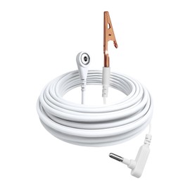 CYANTEKOMS - Grounding Wire, 15ft Universal Grounding Cord for Grounding Products, Replacement Accessories for Grounding Board, Mat, Blanket