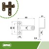 Amig - Shutter Shutter with Flap | Security Lock for