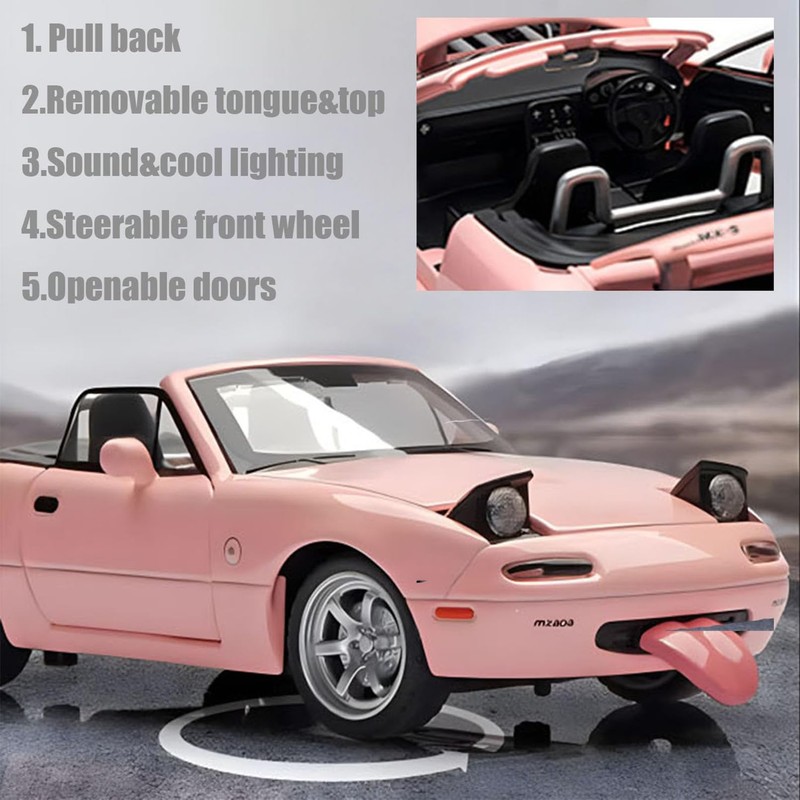 MODVKVK Mazda MX-5 Miata 1:32 Model Car, Toy Car with
