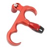 3 Finger Hand Held Bow Release Aluminum Alloy Thumb Release