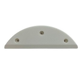 Century Tail Bone Style Skid Plate, 5.5 inch (White)