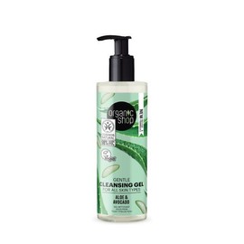 Natura Siberica Organic Shop Gentle Cleansing Gel for All Skin Types Avocado and Aloe, 200ml