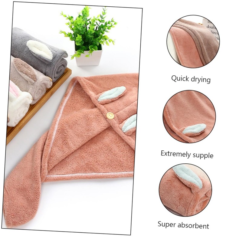 Healvian Hair Drying Hat Drying Shower Cap Hair Bonnet for
