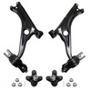 TRQ Front Lower Control Arm with Ball Joint Set Compatible