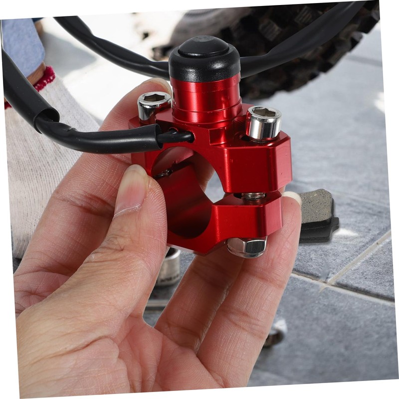 Mikinona Motorcycle Ignition Coil Switch with Horn Function Durable CNC