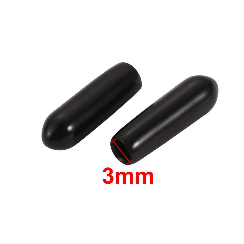 sourcing map Pack of 150 3 mm Inner Diameter PVC