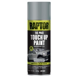 Raptor 1K Pro Universal Touch Up Paint Spray, Professional Grade, Tough & Durable, Extra Protection, Silver