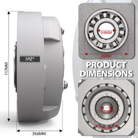 1PZ KS2-B18 Semi Auto Clutch Assembly 18 Teeth Compatible with 50cc 70cc 90cc 110cc 125cc 135cc Engine Dirt Bikes ATV Quad Go-Kart Taotao