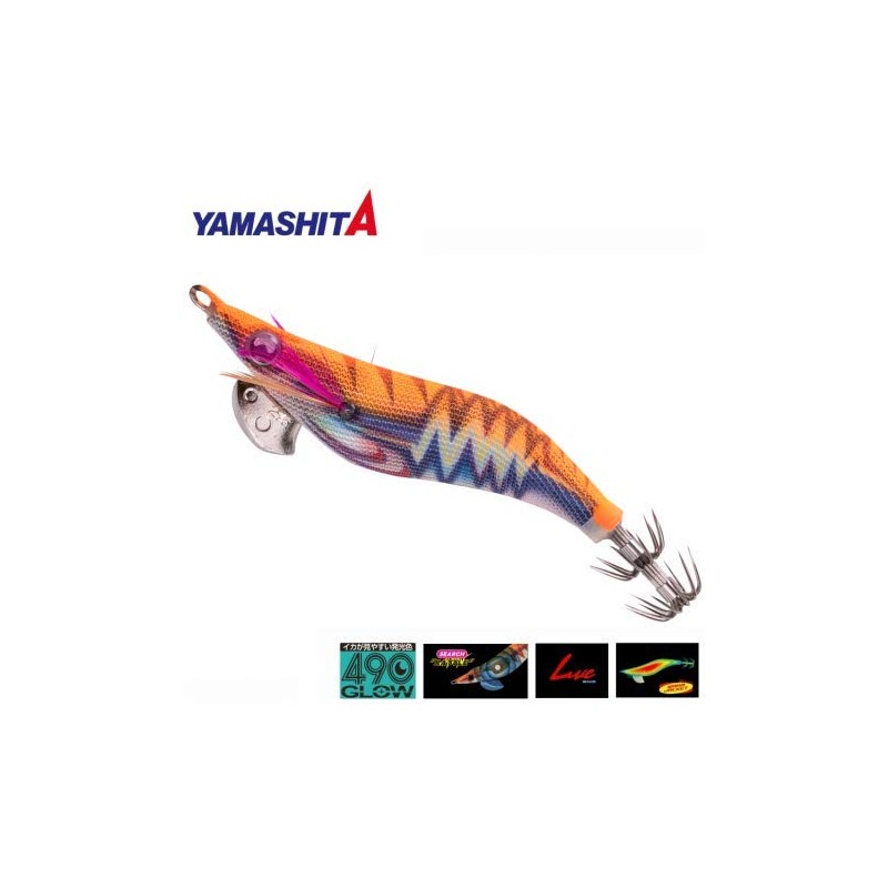 Yamashita 608250 Egi King Live Search 3.5#028 Orange Marble