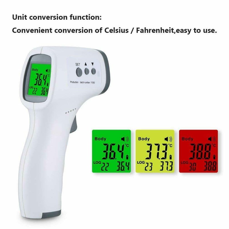 Thermometer for Adults, No Touch Forehead Digital Thermometer, Infrared Thermometer