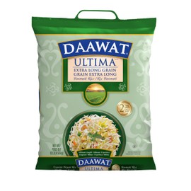 Daawat Ultima Extra Long Grain Basmati Rice, 2-Years Aged, 10lbs