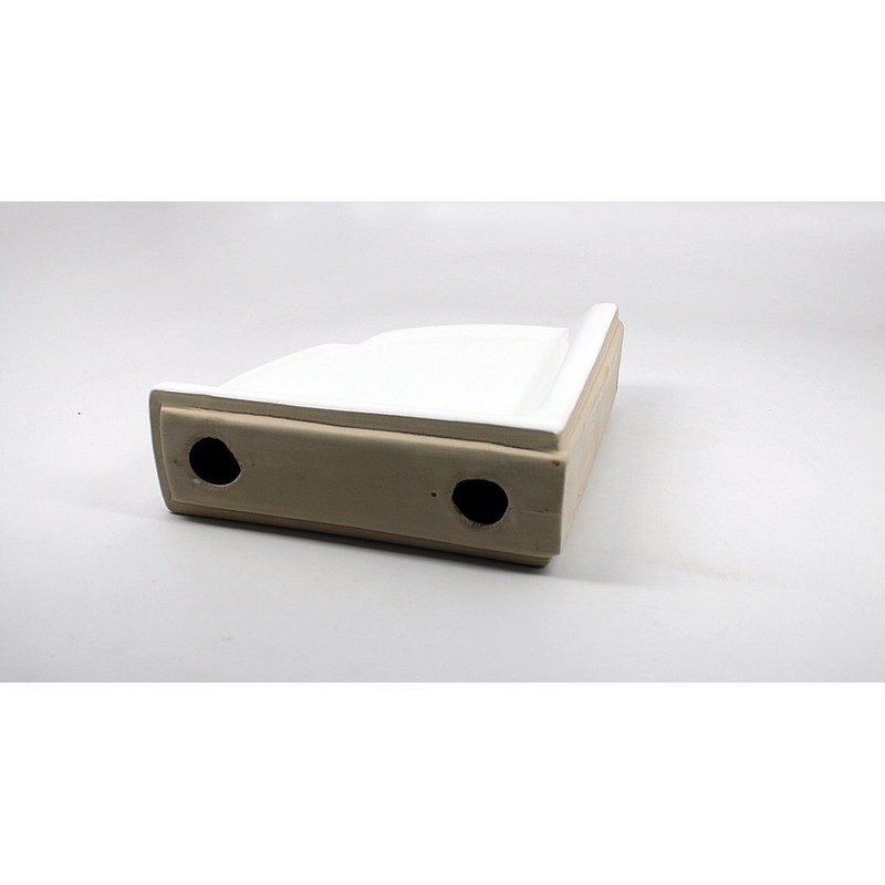 Squarefeet Depot BA780 DALTILE Corner Shower Shelf Wall Accessory White