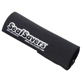 Seal Savers Zip-On Fork Covers 32-35mm Fork Tube, Short Black for Yamaha TTR225 1999-2004