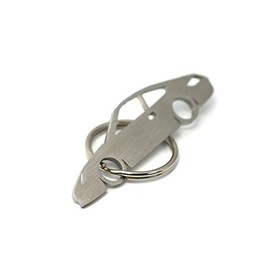 Streetculture CarShape Car Keyring Stainless Steel Sports Car Motorsport Racing Car Vehicle 911 997 Car Shape, multicoloured