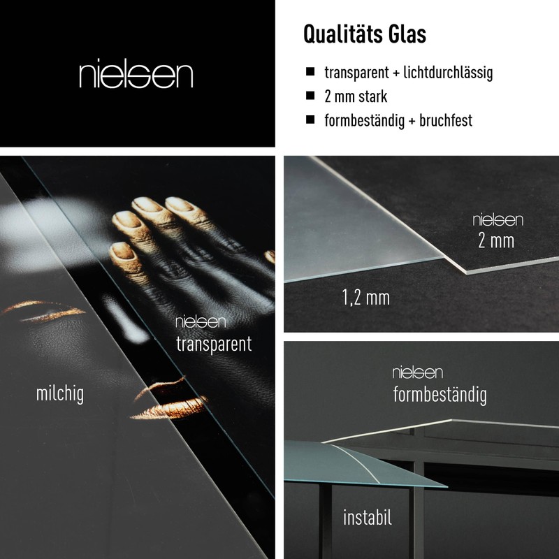 nielsen Atlanta 6x8" Aluminium Black Matt Photo Frame Portrait &