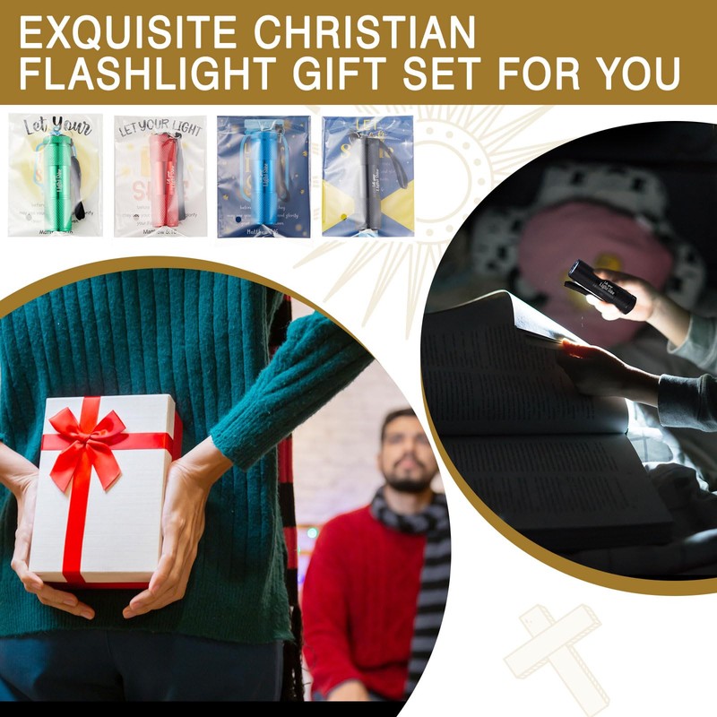 48 Set Mini Christian Flashlight Bulk