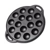 Cast Iron Pancake Pan, 10 inch Non-Stick Takoyaki Pan with