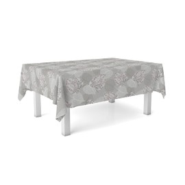 Martina Home SIL Oilcloth Tablecloth 200 x 140 Grey
