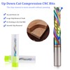Up Down Compression Spiral Router Bit - 1/4 inch Shank