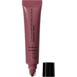 e.l.f. Glow Reviver Bálsamo labial derretido, bálsamo labial tintado hidratante para un acabado brillante y labios suaves y flexibles, vegano y libre de crueldad, sorbete de mora