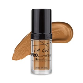L.A. Girl L.a. Girl Pro Coverage Liquid Foundation, Bronze, 0.95 Fluid Ounce, 0.06 pounds