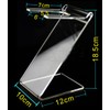 esowemsn 1PC Clear Acrylic Hair Dryer Holder Hair Dryer Display