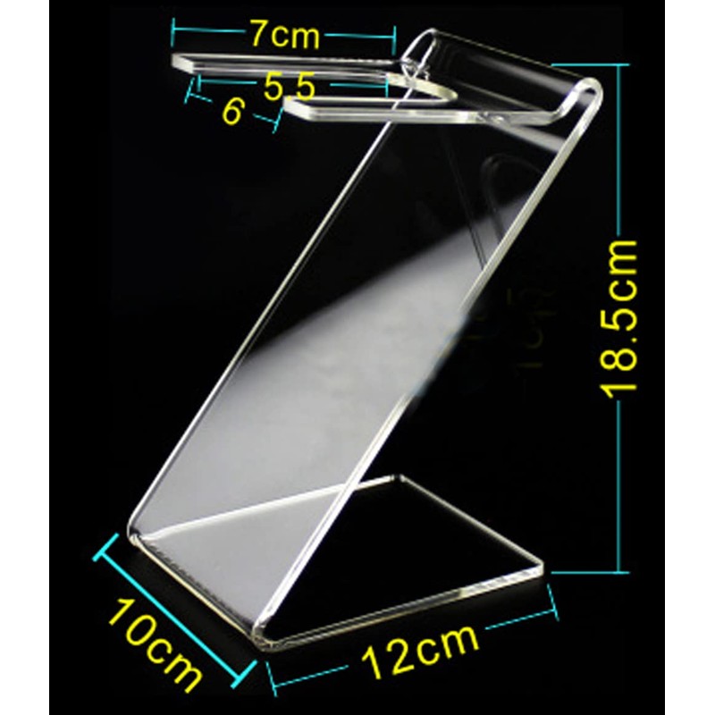 esowemsn 1PC Clear Acrylic Hair Dryer Holder Hair Dryer Display