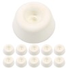 10x White Rubber Toilet Seat 19mm Buffer Pads