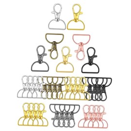 Operitacx 35pcs Thumb Lanyard for Keys Lanyards for Keys Spring Bag Buckle Purse Hardware Token Lock Bag Clasps D Rings Retractable Key Chain Hooks Belt Key Clip Reels Locks Rack Bags Metal