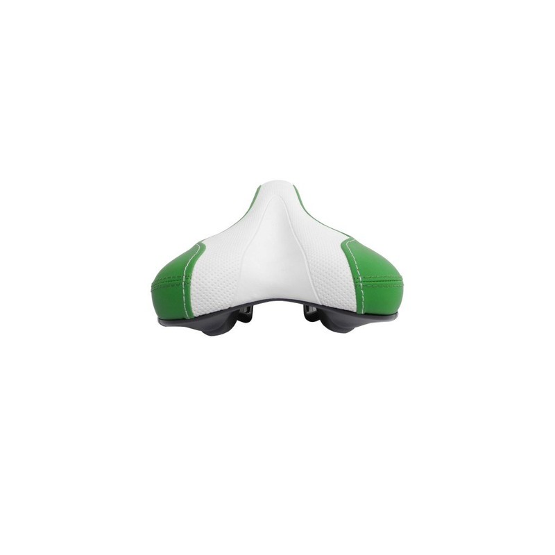 Durable Mountain Bike Saddle City Bike Seat Saddle White/Green